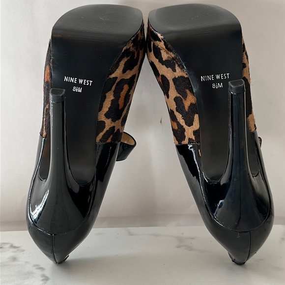 New- Nine West animal print heels - Picture 16 of 16